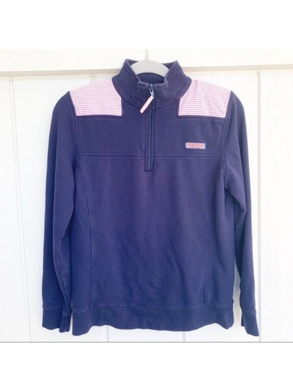 VINEYARD VINES Blue Pink Shep Shirt Pullover Sweatshirt Women's Small S